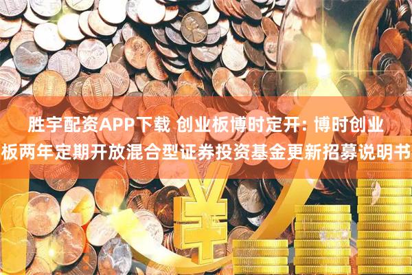 胜宇配资APP下载 创业板博时定开: 博时创业板两年定期开放混合型证券投资基金更新招募说明书